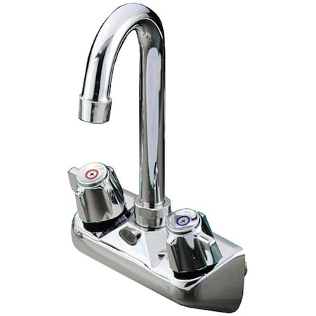 Allpoints Backslpash Mount Faucet  - W/6" Gooseneck 561561